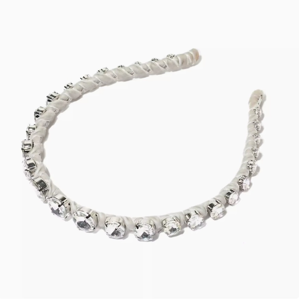 Lele Sadoughi Graduated Crystal Headband